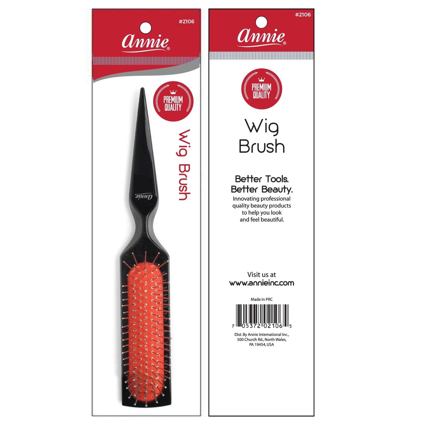 Annie International:Annie Premium Wire Wig Brush