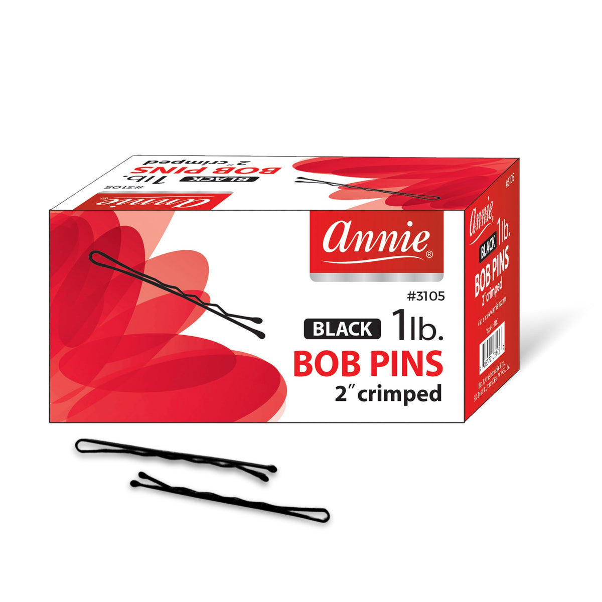 Annie International:Annie Bob Pins 2In 1Lb Black