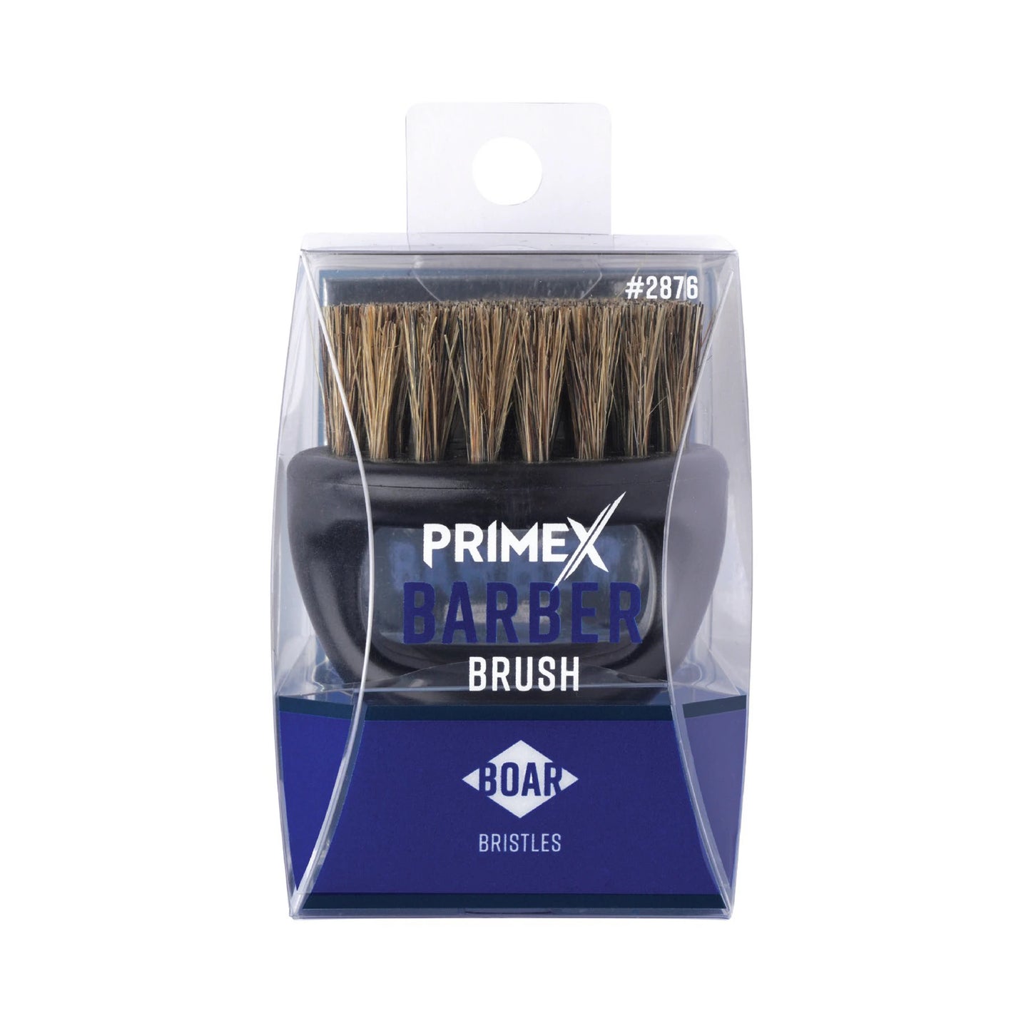 PrimeX Barber Knuckle Brush Black Boar Bristle Brush PrimeX