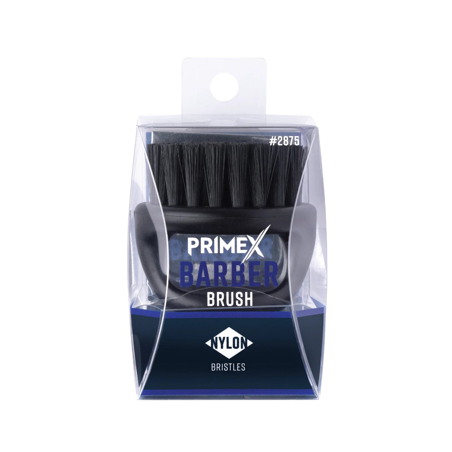 PrimeX Barber Knuckle Brush Black Nylon Brush PrimeX