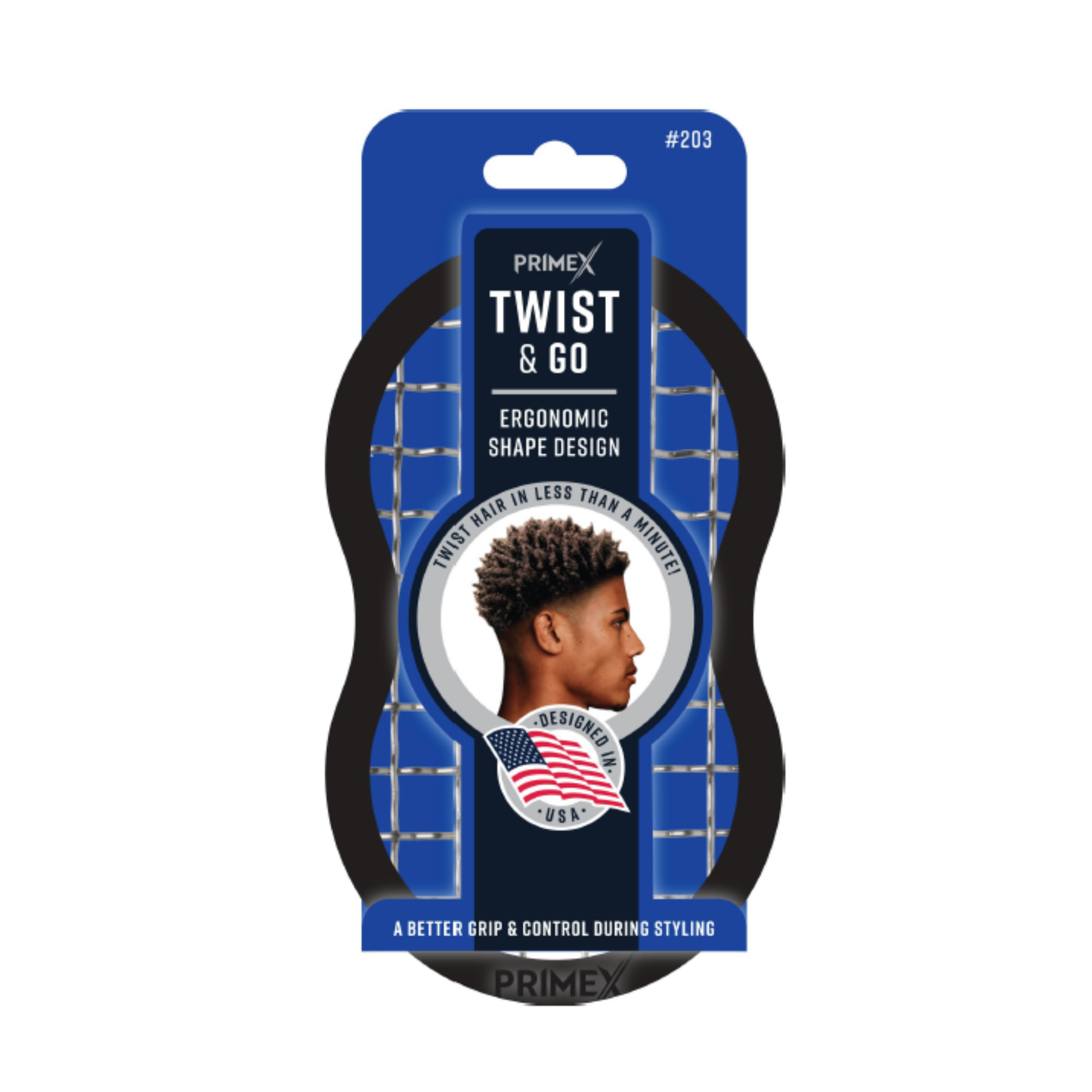 PrimeX Twist & Go Dual Action, 1 Count, Black