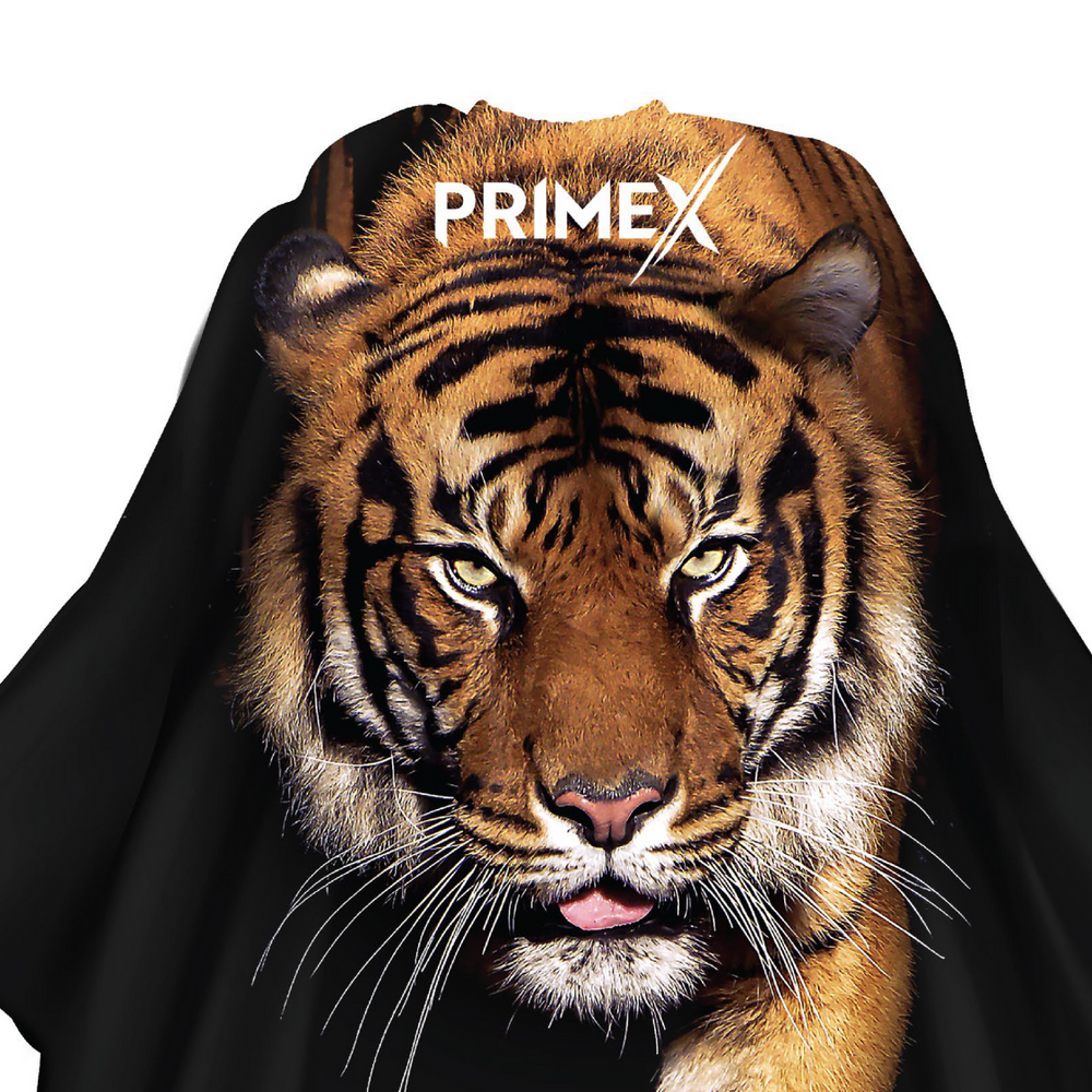 
                  
                    Load image into Gallery viewer, PrimeX Premium Barber Cape Tiger Cutting Capes PrimeX   
                  
                
