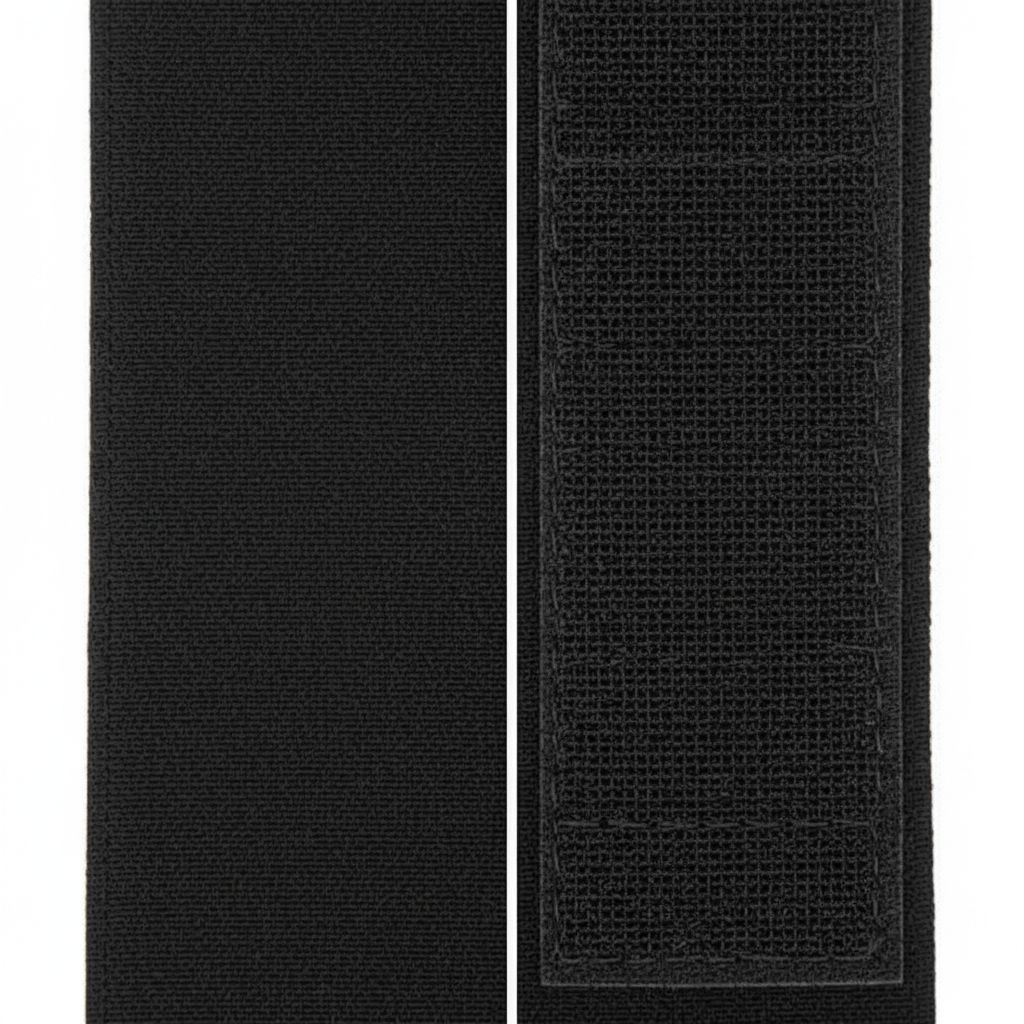 Annie Velcro Wig Band 4.5cm, 1 Count, Black
