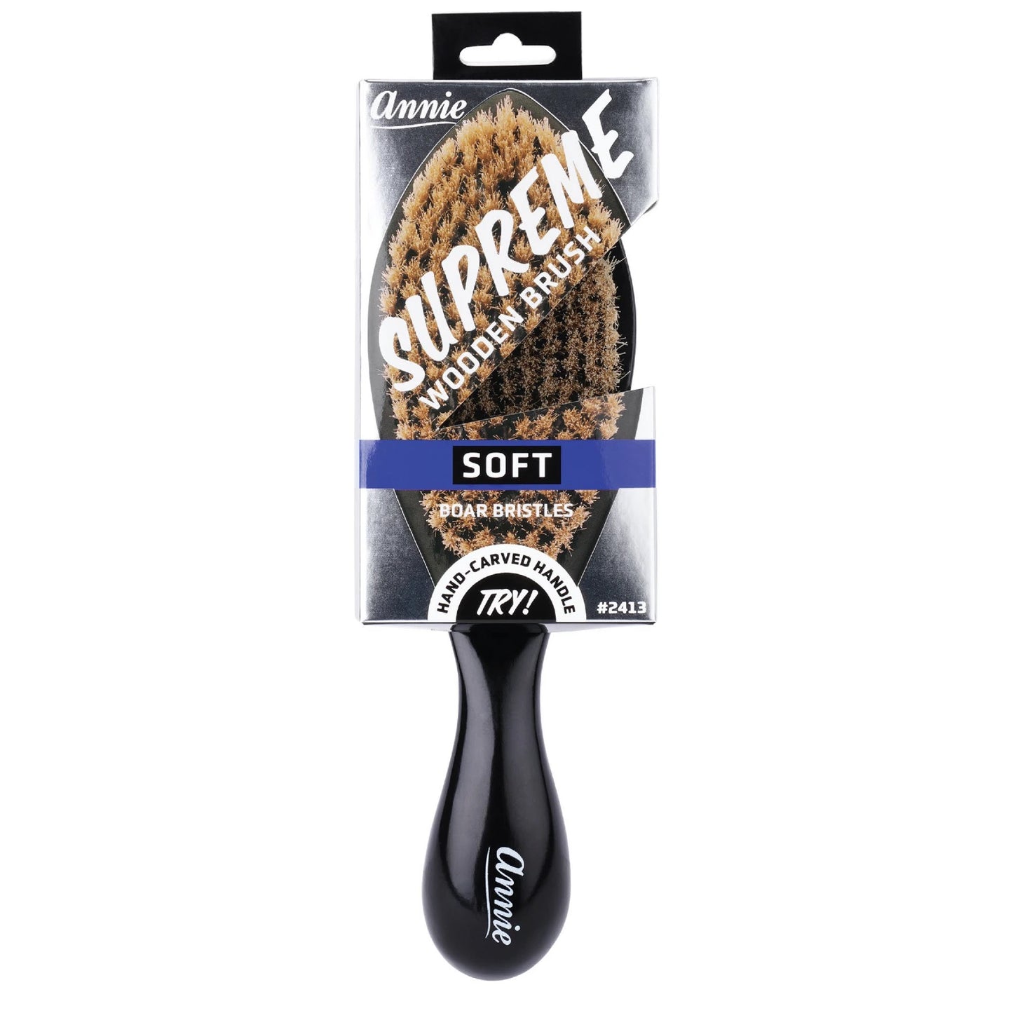 Annie Supreme Wave Brush Soft Boar Bristles Brushes Annie