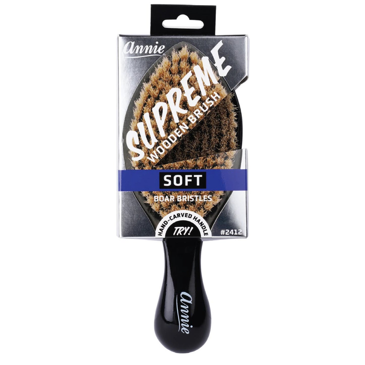 Annie Supreme Club Brush Soft Boar Bristles Brushes Annie