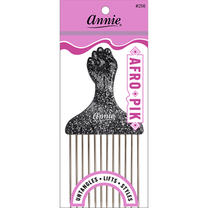 
                  
                    Load image into Gallery viewer, Annie Luminous Fist Afro Pik Asst Color Combs Annie Black  
                  
                