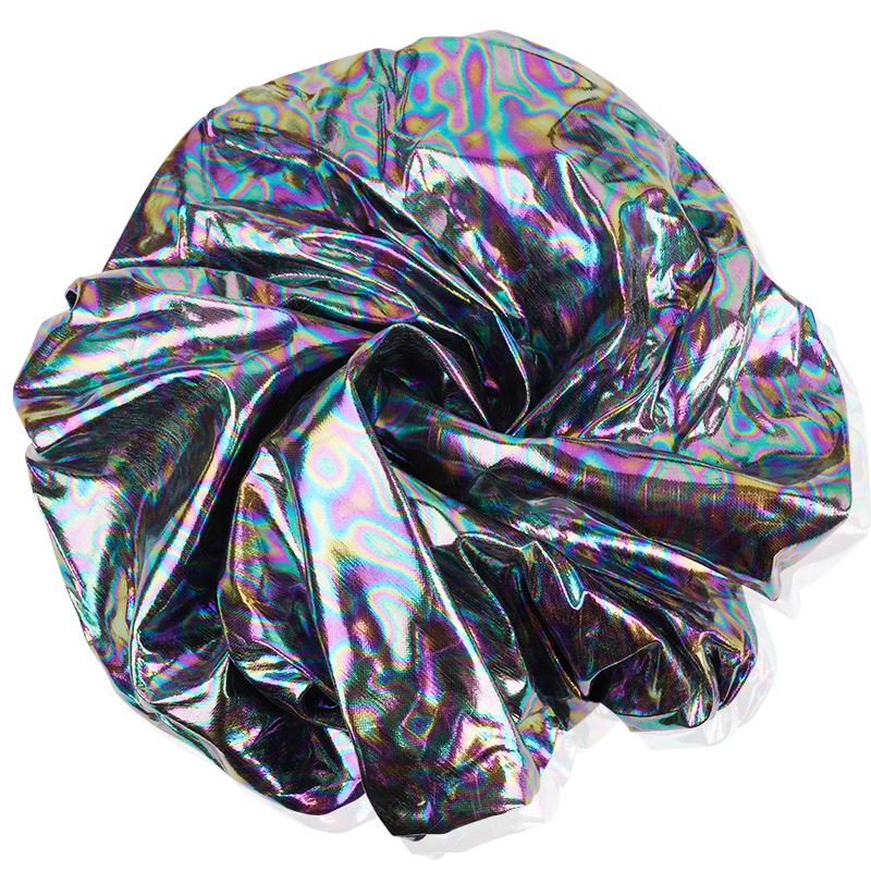 Ms. Remi Silky Satin Vivid Bonnet X-Jumbo Platinum Leopard Bonnets Ms. Remi