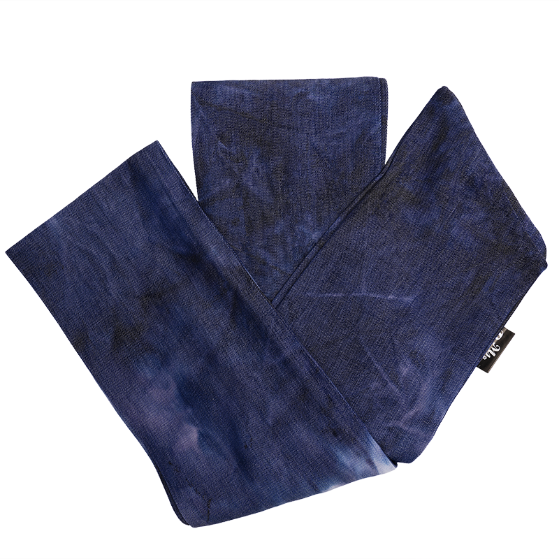 Ms. Remi Denim Silky Edge Laying Scarf 60" Long Scarves Ms. Remi