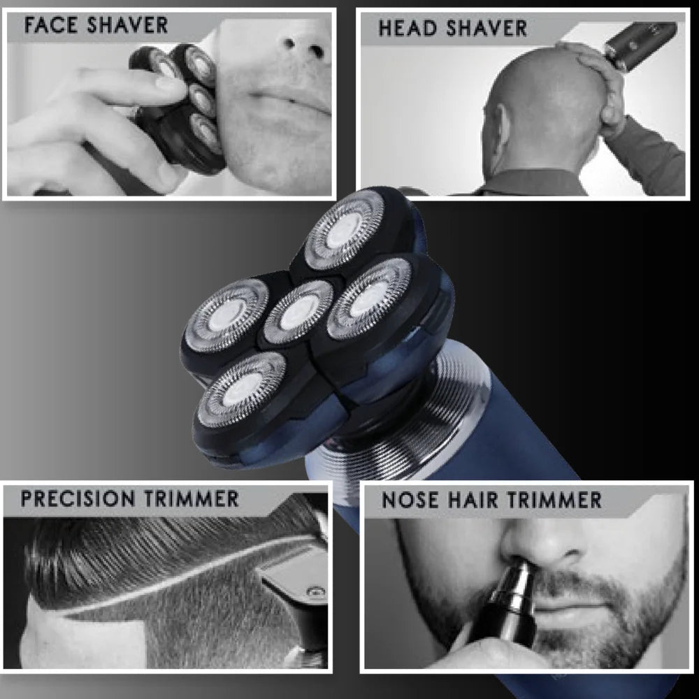 Hot Hotter 4 in 1 Head Shaver Grooming Kit Annie International