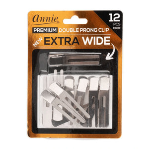 
                  
                    Load image into Gallery viewer, Annie Premium Large Double Prong Clips 12Ct Hair Clips Annie   
                  
                