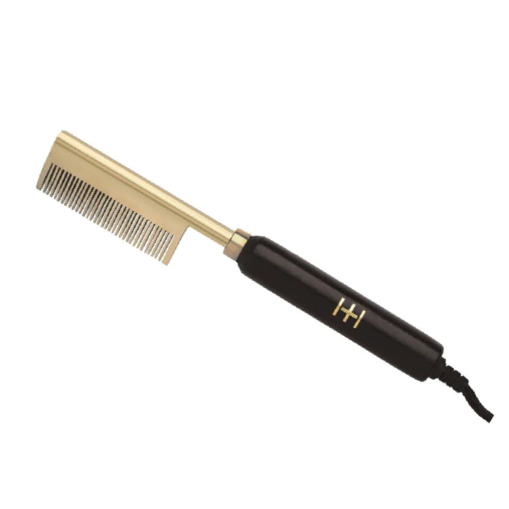 Hot & Hotter Electric Straightening Hot Comb Medium Wide Teeth Straightening Comb Hot & Hotter   