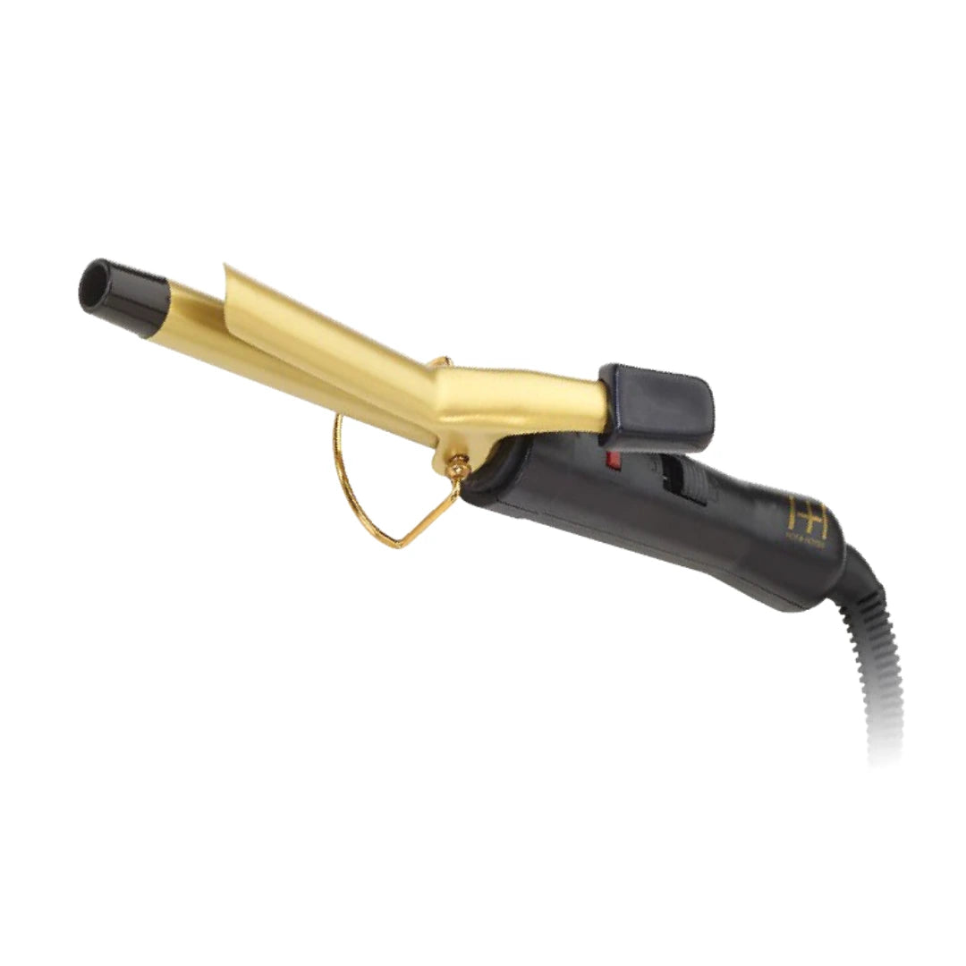 Hot Hotter Gold Ceramic Electric Curling Iron 1 2 inch Annie International Inc