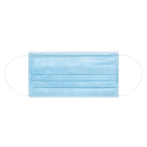 
                  
                    Load image into Gallery viewer, Almine 3-Ply Face Mask One Size 10ct Light Blue Face Masks Almine   
                  
                