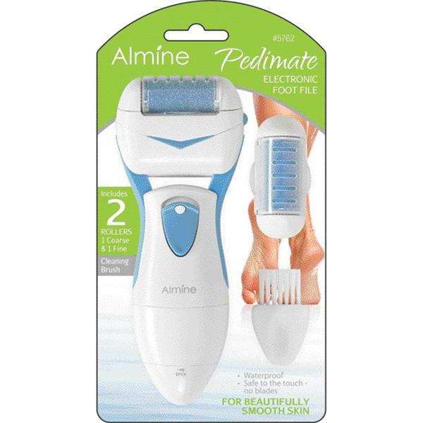 Almine Battery Operated Washable Electrical Callous Remover Asst Color Callous Cutter Almine Blue  