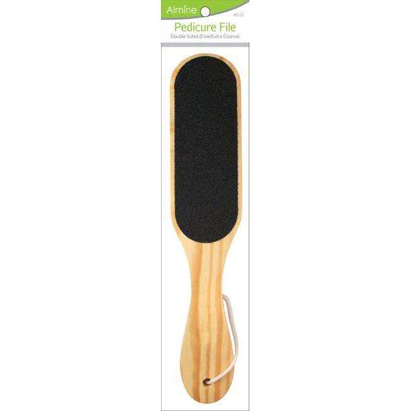 Almine Double-Sided Wooden Pedicure File Natural Pedicure Files Almine