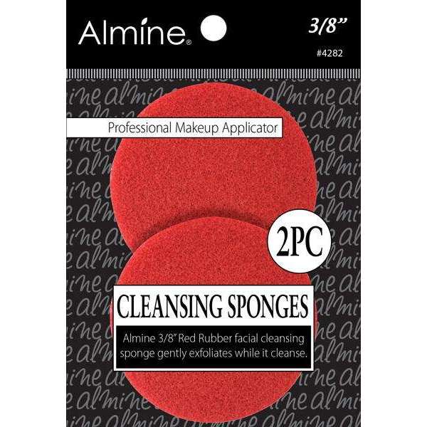 Annie International:Almine Rubber Cleansing Sponge 3/8" 2ct