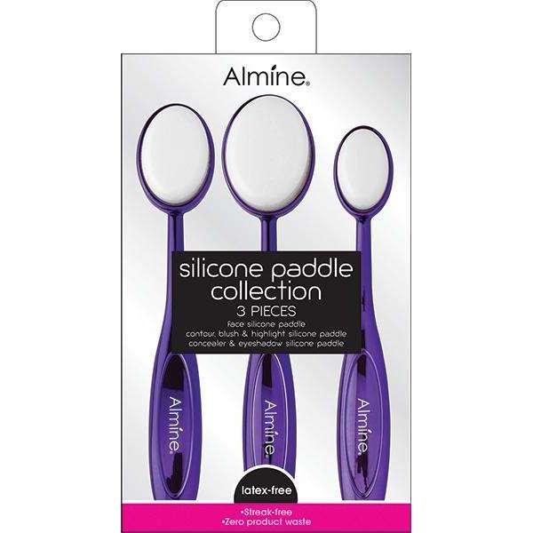 Almine Silicone Makeup Paddle 3pc Collection Makeup Brushes Almine   