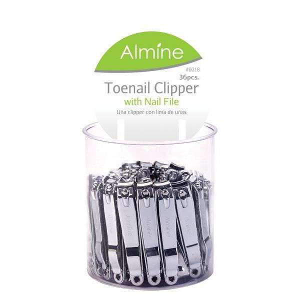 Almine Toenail Clipper with File 36Ct Nail Clippers Almine