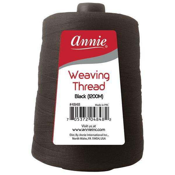 Annie International:Annie Weaving Thread 1200 Meters Black