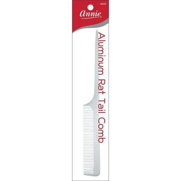 Annie International:Annie Aluminum Rat Tail Comb 8 Inch