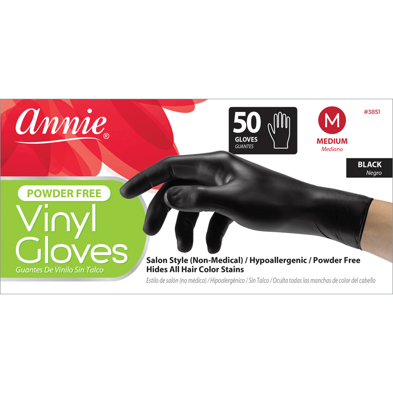 Vinyl gloves best sale medium powder free
