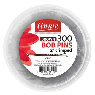 Annie Bob Pins 2In 300Ct Brown