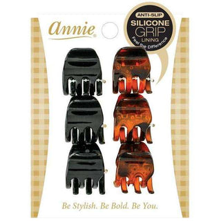 Annie Claw Clip 6ct Silicone Grip