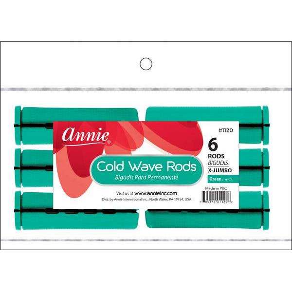 Annie International:Annie Cold Wave Rods X-Jumbo 6Ct Green