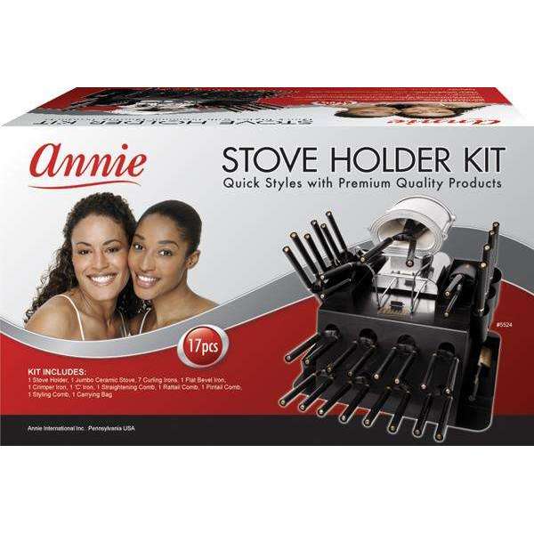 
                  
                    Load image into Gallery viewer, Annie Professional Curling Iron Stove Kit Combs Annie   
                  
                