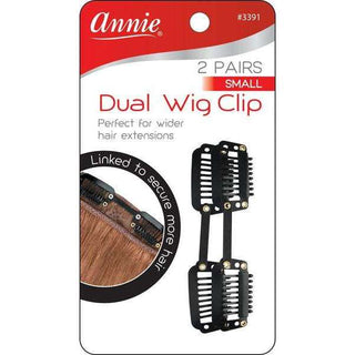 Annie Dual Wig Clip 2CT Small