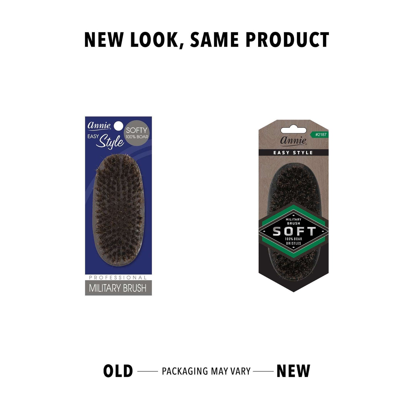 Annie International:Annie Soft Boar Bristle Military Brush