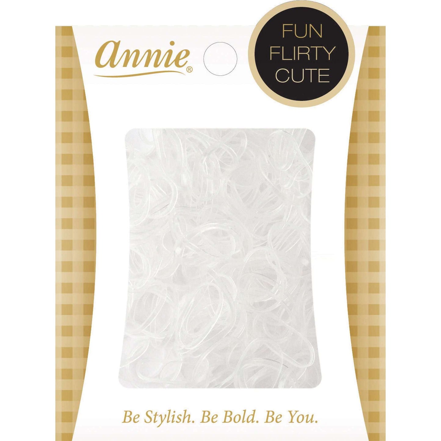 Annie Elastic Band Clear (250) Rubber Bands Annie