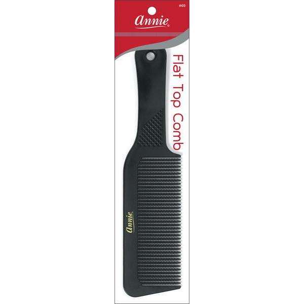 Annie International:Annie Flat Top Comb Black