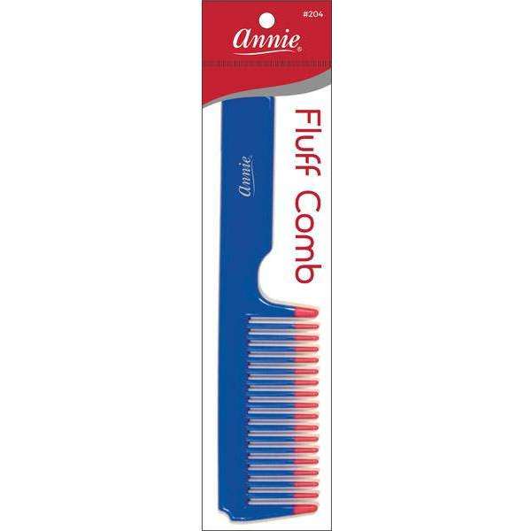Annie International:Annie Fluff Comb Asst Color Two Tone:Blue