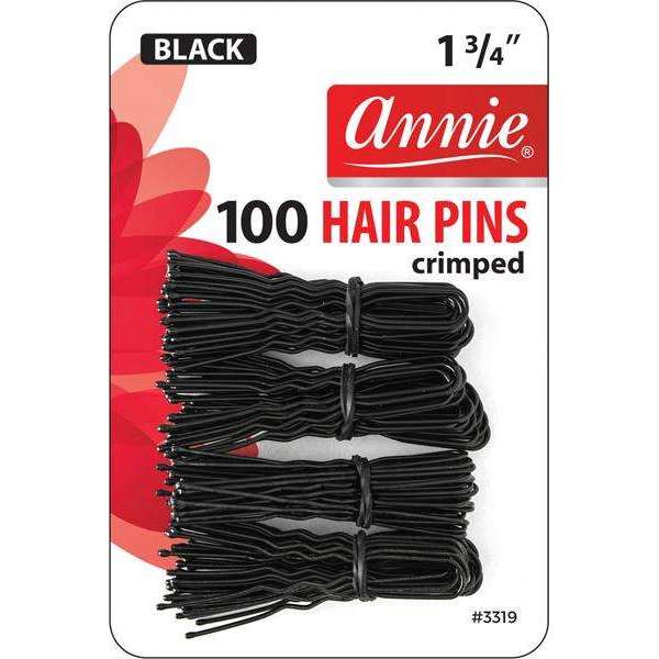 Annie International:Annie Hair Pins 1 3/4" 100Ct Black