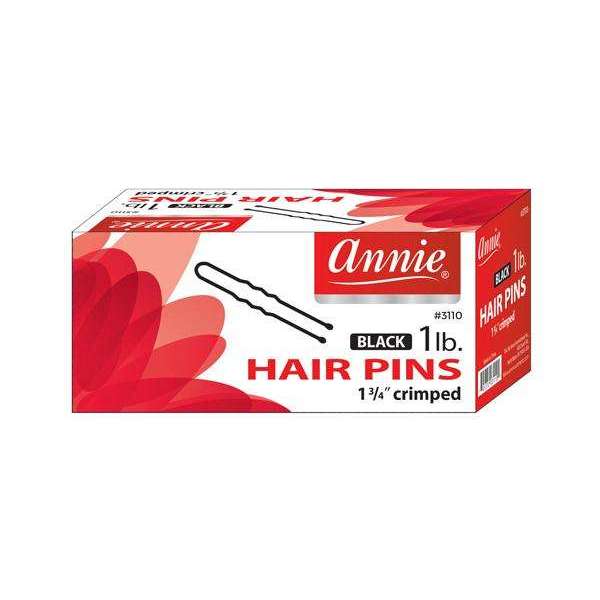 Annie International:Annie Hair Pins 1 3/4In 1Lb Black