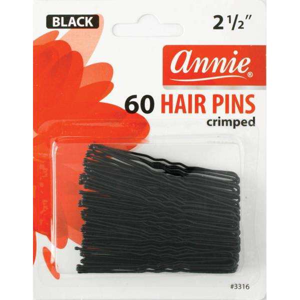 Annie International:Annie Hair Pins 2 1/2" 60Ct Black