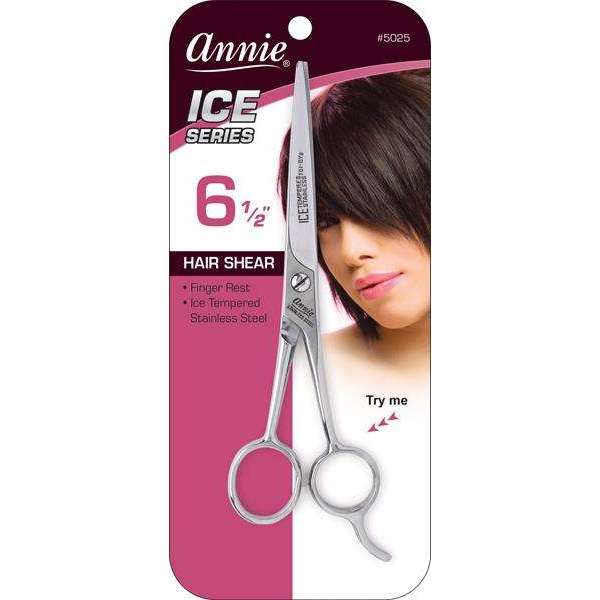 Annie International:Annie Ice Tempered Stainless Steel Hair Shear 6.5"