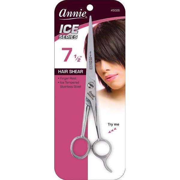 Annie International:Annie Ice Tempered Stainless Steel Hair Shears 7.5 Inch
