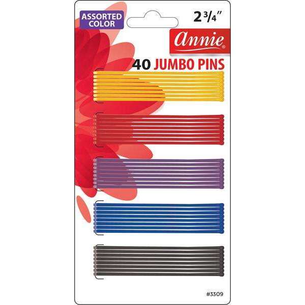Annie International:Annie Jumbo Pins 2 3/4" 40Ct