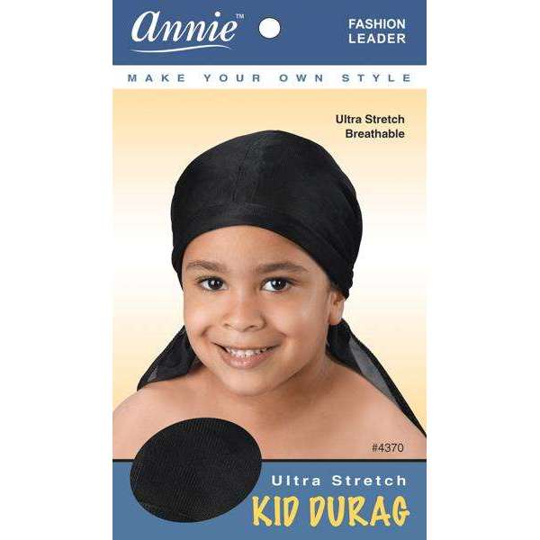 Annie International:Annie Kid Durag Black