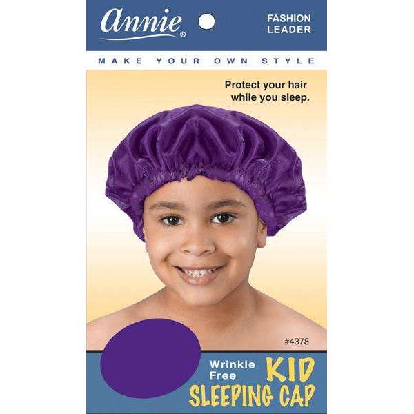 Annie International:Annie Kids Sleeping Cap L Asst Color:Purple