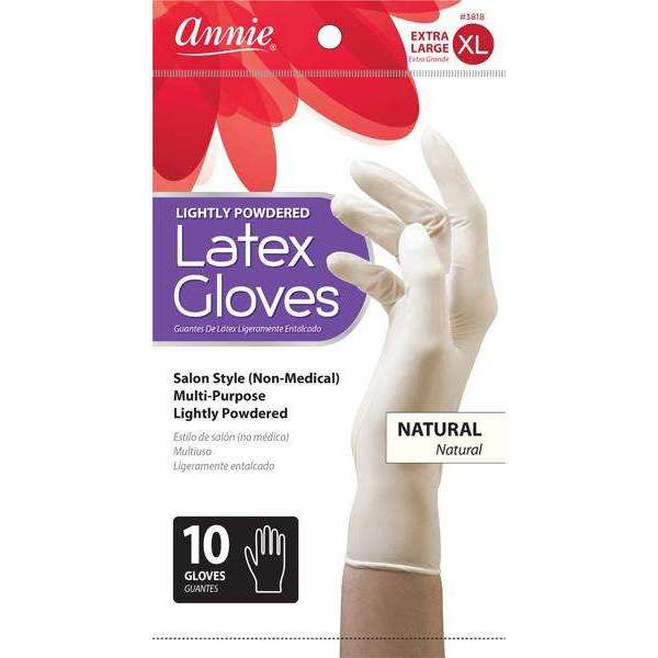Annie International:Annie Latex Gloves 10Ct:X-Large