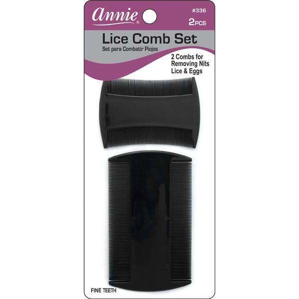 Annie International:Annie Lice Removal Comb Set 2Ct