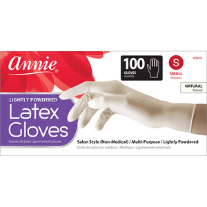 
                  
                    Load image into Gallery viewer, Annie Lightly Powdered Latex Gloves 100ct Gloves Annie Small  
                  
                