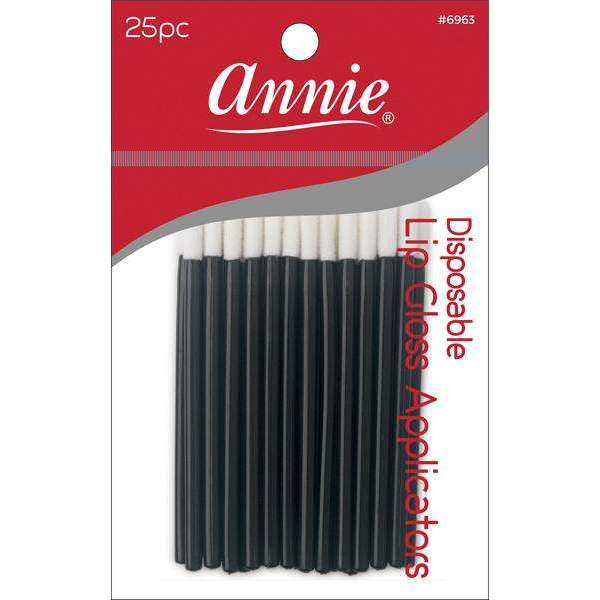 Annie Lip Gloss Applicators Disposable 25Ct Brushes Annie