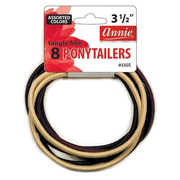 Annie Long Ponytailers  8ct Asst Color Ponytailers Annie   