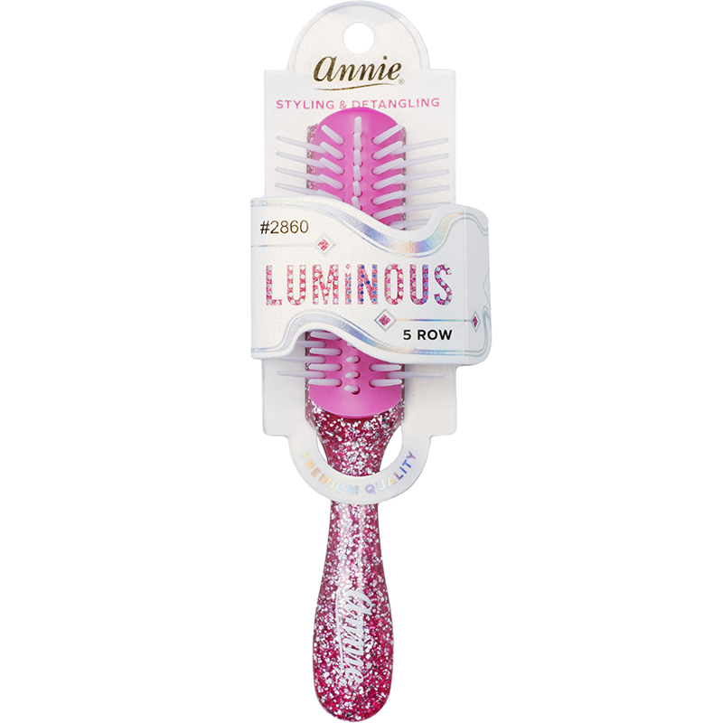 
                  
                    Load image into Gallery viewer, Annie Luminous 5 Row Styling Brush Assorted Colors Brushes Annie Pink  
                  
                