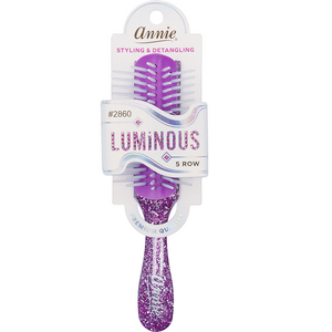 
                  
                    Load image into Gallery viewer, Annie Luminous 5 Row Styling Brush Assorted Colors Brushes Annie Purple  
                  
                