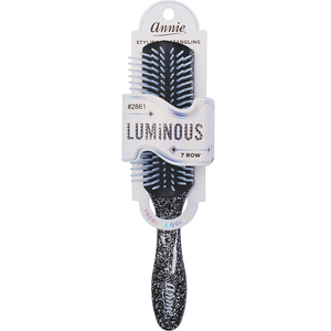 
                  
                    Load image into Gallery viewer, Annie Luminous 7 Row Styling Brush Assorted Colors Brushes Annie Black  
                  
                
